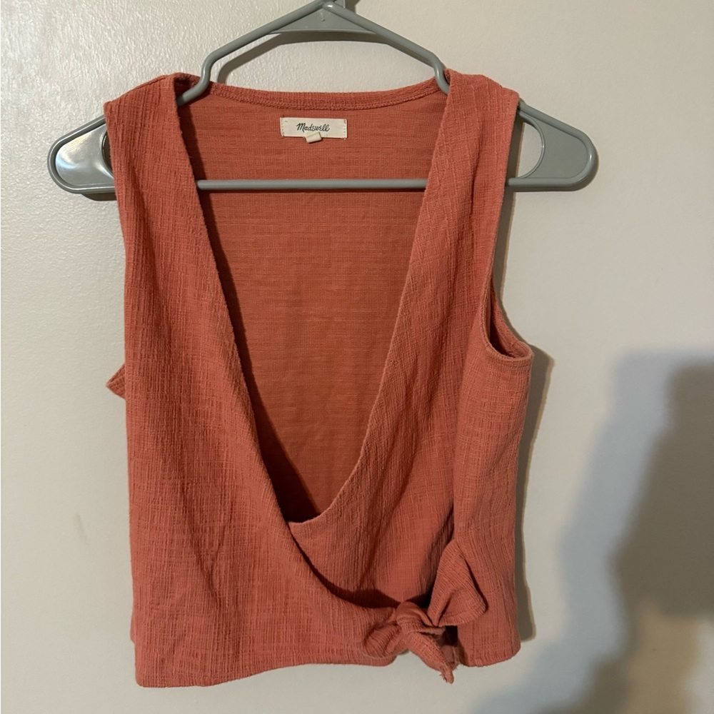 Madewell Wrap Tie Tank Top XS